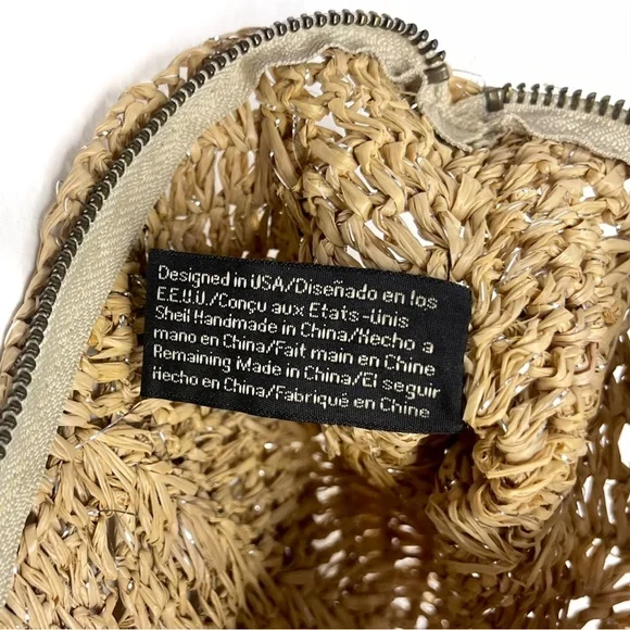 FLORABELLA - Avon Woven Raffia Clutch - Picture 7 of 9